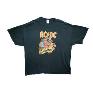 AC/DC 2005 Are You Ready Graphic Band T-Shirt Black 2XL Licensed Anthill Trading